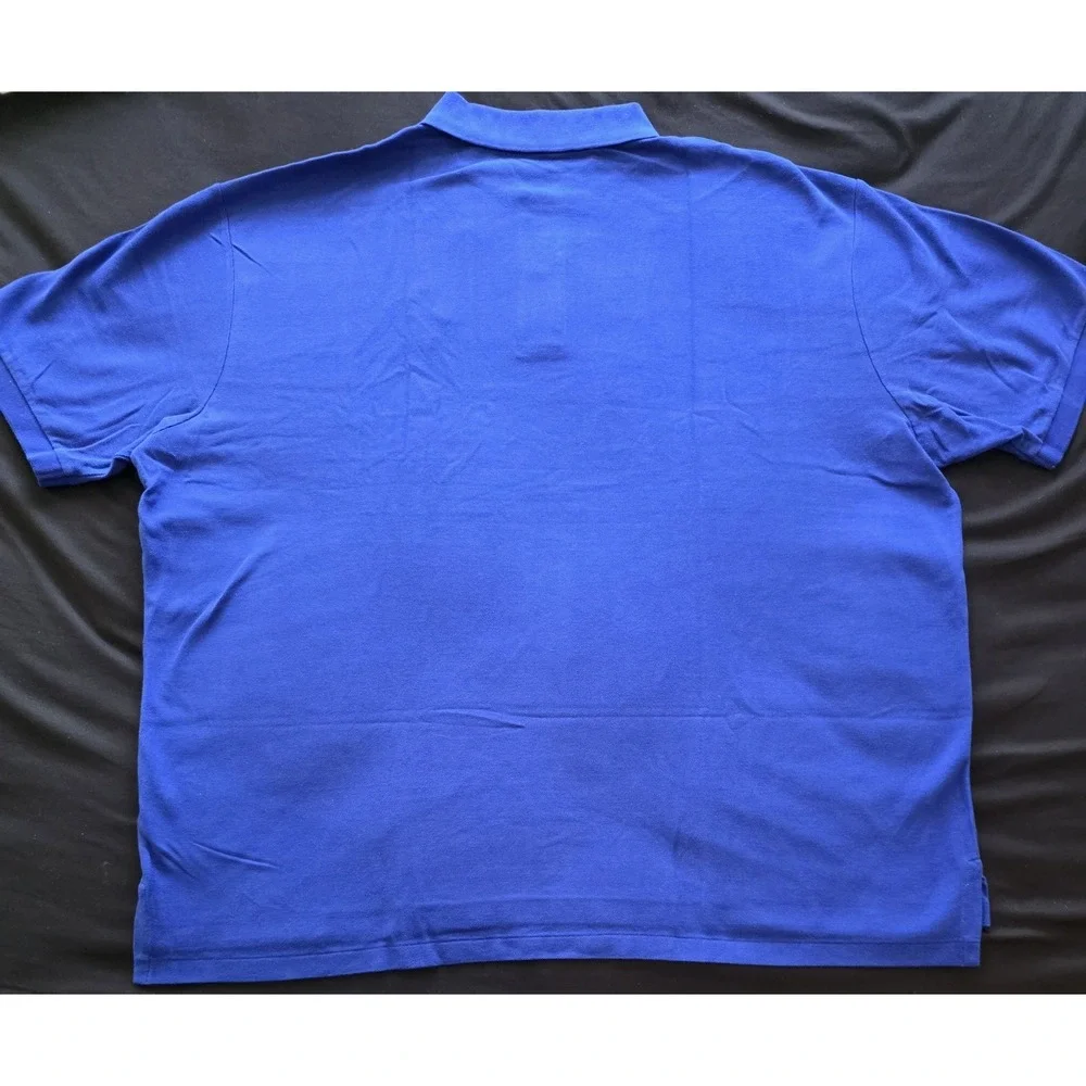 Polo Ralph Lauren Cotton Polo Shirt Men's Big & Tall 3XB Blue w/ White Pony NWT